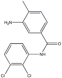 3-amino-N-(2,3-dichlorophenyl)-4-methylbenzamide Struktur