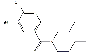 3-amino-N,N-dibutyl-4-chlorobenzamide Struktur