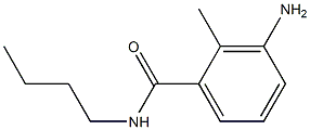 3-amino-N-butyl-2-methylbenzamide Struktur