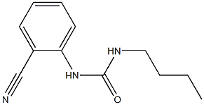 3-butyl-1-(2-cyanophenyl)urea Struktur