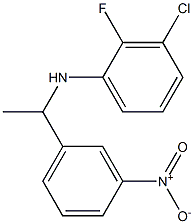 3-chloro-2-fluoro-N-[1-(3-nitrophenyl)ethyl]aniline Struktur