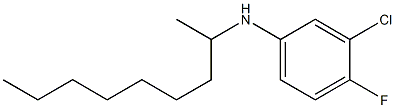 3-chloro-4-fluoro-N-(nonan-2-yl)aniline Struktur