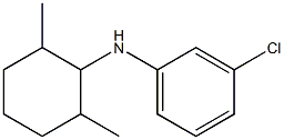 3-chloro-N-(2,6-dimethylcyclohexyl)aniline Struktur