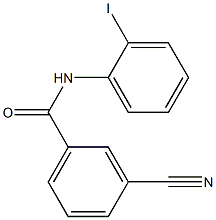 3-cyano-N-(2-iodophenyl)benzamide Struktur