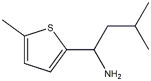 3-methyl-1-(5-methylthiophen-2-yl)butan-1-amine Struktur