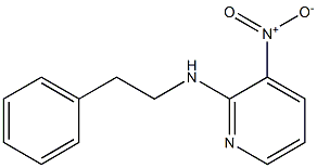 3-nitro-N-(2-phenylethyl)pyridin-2-amine Struktur