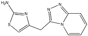 4-([1,2,4]triazolo[4,3-a]pyridin-3-ylmethyl)-1,3-thiazol-2-amine Struktur