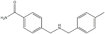 4-({[(4-methylphenyl)methyl]amino}methyl)benzamide Struktur