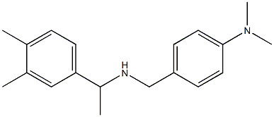 4-({[1-(3,4-dimethylphenyl)ethyl]amino}methyl)-N,N-dimethylaniline Struktur