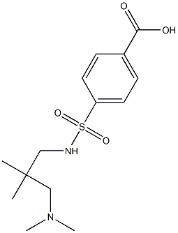 4-({2-[(dimethylamino)methyl]-2-methylpropyl}sulfamoyl)benzoic acid Struktur