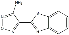 4-(1,3-benzothiazol-2-yl)-1,2,5-oxadiazol-3-amine Struktur