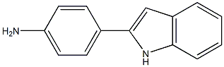 4-(1H-indol-2-yl)aniline Struktur