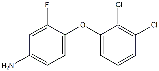 4-(2,3-dichlorophenoxy)-3-fluoroaniline Struktur