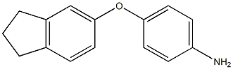 4-(2,3-dihydro-1H-inden-5-yloxy)aniline Struktur