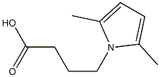 4-(2,5-dimethyl-1H-pyrrol-1-yl)butanoic acid Struktur