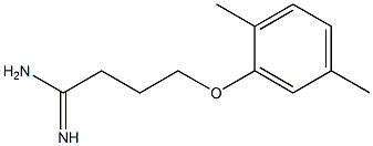 4-(2,5-dimethylphenoxy)butanimidamide Struktur