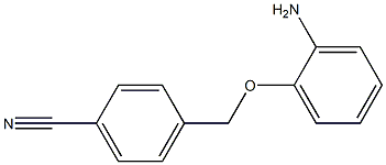 4-(2-aminophenoxymethyl)benzonitrile Struktur