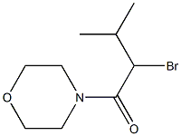 4-(2-bromo-3-methylbutanoyl)morpholine Struktur