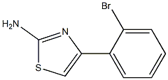 4-(2-bromophenyl)-1,3-thiazol-2-amine Struktur