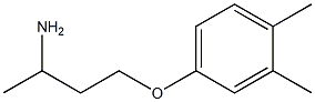 4-(3-aminobutoxy)-1,2-dimethylbenzene Struktur