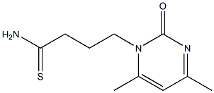 4-(4,6-dimethyl-2-oxopyrimidin-1(2H)-yl)butanethioamide Struktur