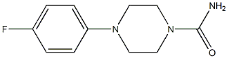 4-(4-fluorophenyl)piperazine-1-carboxamide Struktur