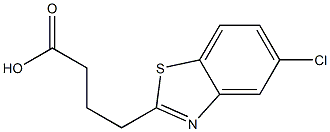 4-(5-chloro-1,3-benzothiazol-2-yl)butanoic acid Struktur