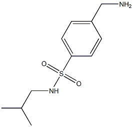 4-(aminomethyl)-N-isobutylbenzenesulfonamide Struktur