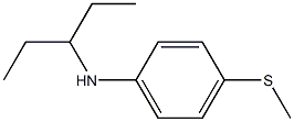 4-(methylsulfanyl)-N-(pentan-3-yl)aniline Struktur