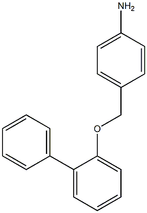 4-[(1,1'-biphenyl-2-yloxy)methyl]aniline Struktur