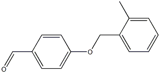 4-[(2-methylphenyl)methoxy]benzaldehyde Struktur