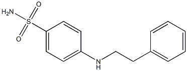 4-[(2-phenylethyl)amino]benzene-1-sulfonamide Struktur