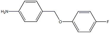 4-[(4-fluorophenoxy)methyl]aniline Struktur