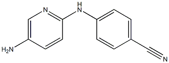 4-[(5-aminopyridin-2-yl)amino]benzonitrile Struktur