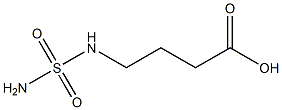 4-[(aminosulfonyl)amino]butanoic acid Struktur