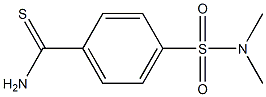 4-[(dimethylamino)sulfonyl]benzenecarbothioamide Struktur