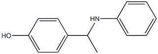 4-[1-(phenylamino)ethyl]phenol Struktur