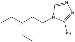 4-[2-(diethylamino)ethyl]-4H-1,2,4-triazole-3-thiol Struktur