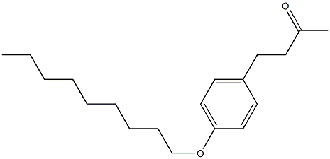 4-[4-(nonyloxy)phenyl]butan-2-one Struktur