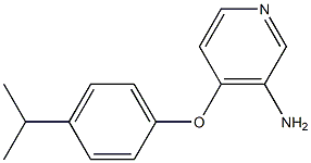 4-[4-(propan-2-yl)phenoxy]pyridin-3-amine Struktur