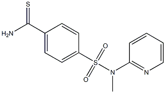 4-[methyl(pyridin-2-yl)sulfamoyl]benzene-1-carbothioamide Struktur