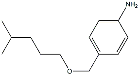 4-{[(4-methylpentyl)oxy]methyl}aniline Struktur