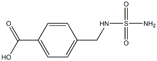 4-{[(aminosulfonyl)amino]methyl}benzoic acid Struktur