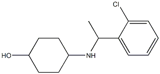 4-{[1-(2-chlorophenyl)ethyl]amino}cyclohexan-1-ol Struktur