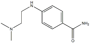 4-{[2-(dimethylamino)ethyl]amino}benzamide Struktur