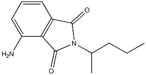 4-amino-2-(pentan-2-yl)-2,3-dihydro-1H-isoindole-1,3-dione Struktur