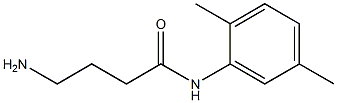 4-amino-N-(2,5-dimethylphenyl)butanamide Struktur