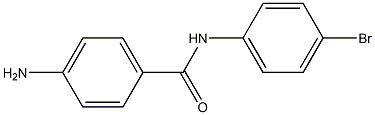 4-amino-N-(4-bromophenyl)benzamide Struktur