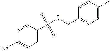 4-amino-N-(4-methylbenzyl)benzenesulfonamide Struktur