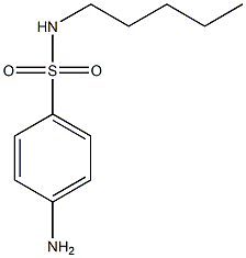 4-amino-N-pentylbenzene-1-sulfonamide Struktur